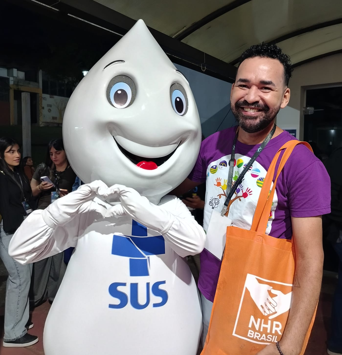 Paulo Rodrigues de Araújo, liderança do MNDN, durante atividade no simpósio