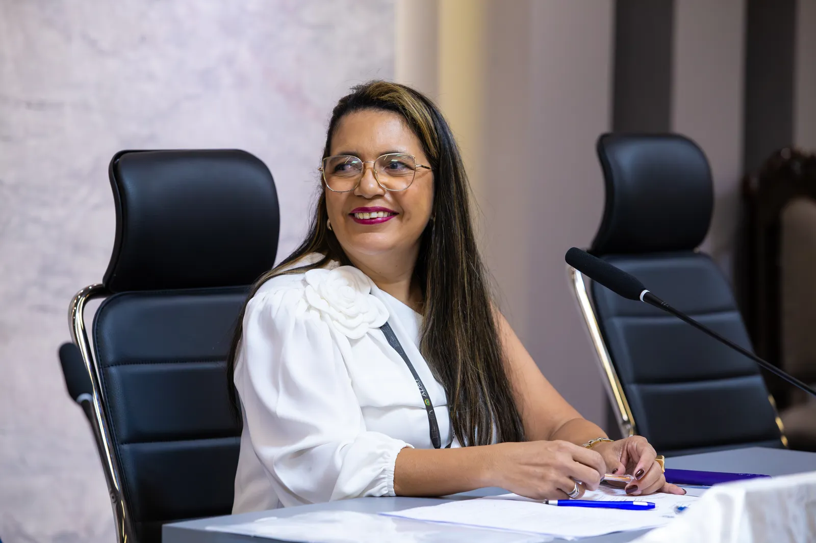Dúbia Campos, coordenadora do 1º Fórum Mato-Grossense de Uma Só Saúde, durante o evento